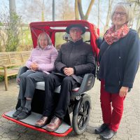 Frühlingsfahrten mit der Rikscha